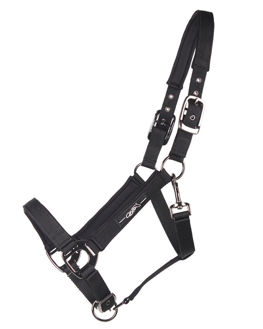 QHP Halster Deluxe Zwart