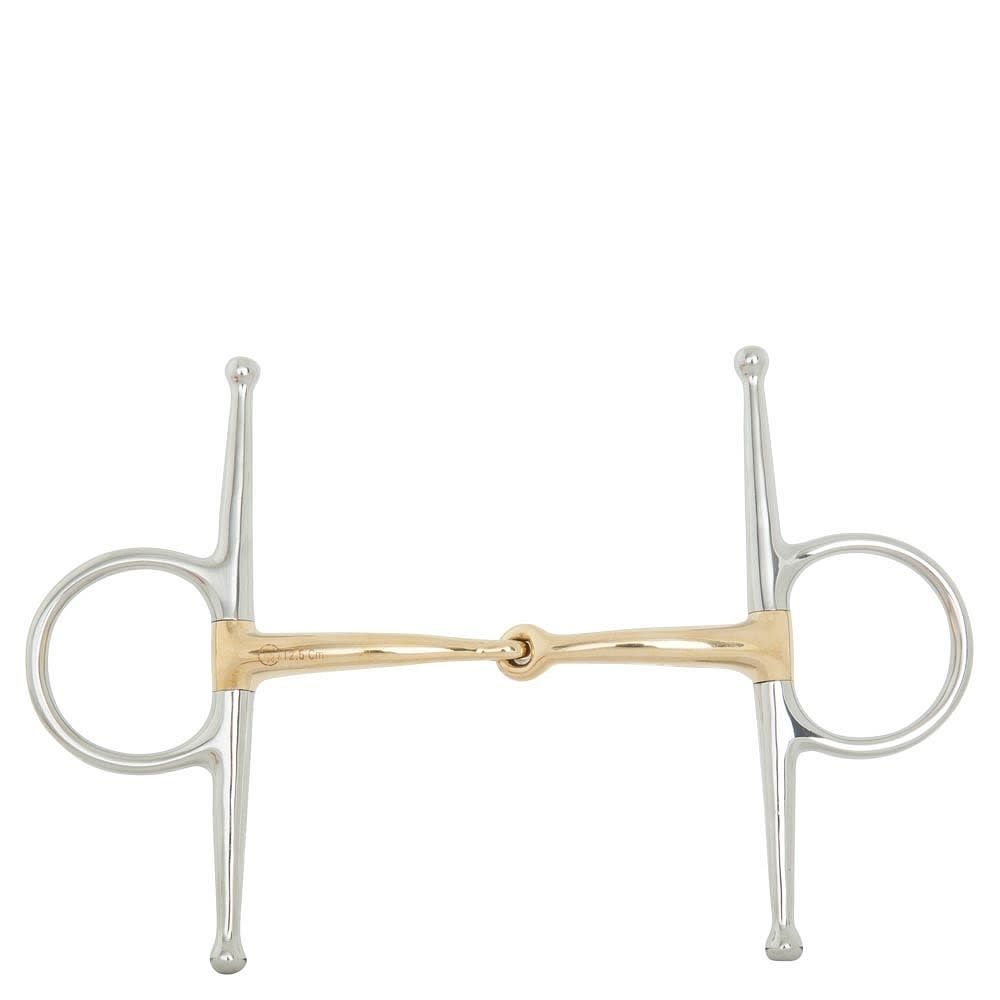 BR enkel gebroken kneveltrens Soft Contact 14 mm scharen 165 mm