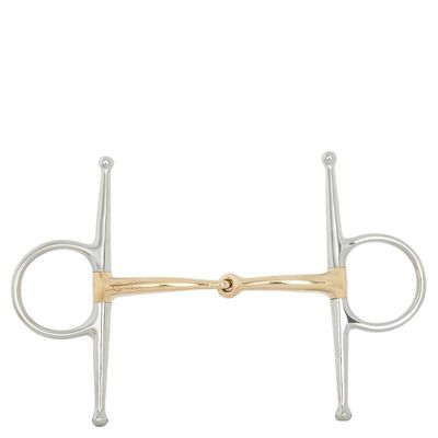 BR enkel gebroken kneveltrens Soft Contact 14 mm scharen 165 mm