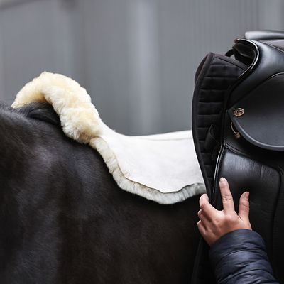 Kavalkade wol onderlegger puur