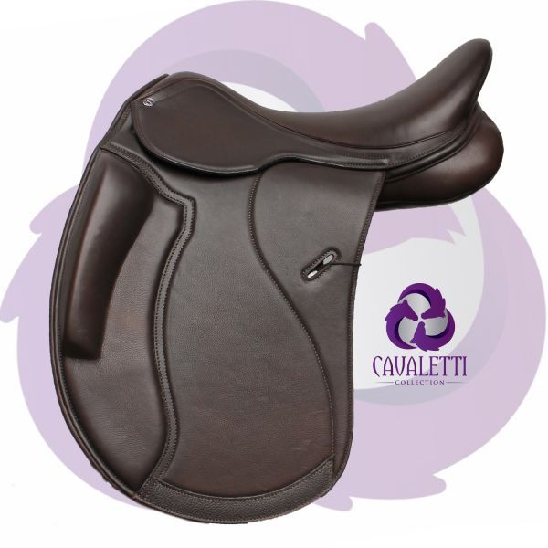 Cavaletti Dressuurzadel monoflap Bruin
