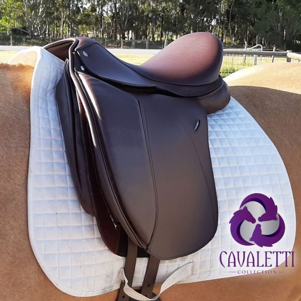 Cavaletti Dressuurzadel Synthetisch Bruin