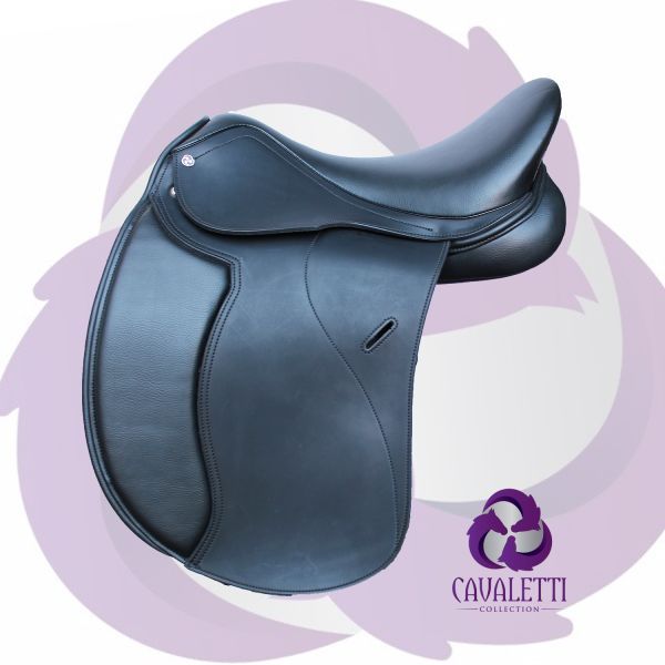 Cavaletti Dressuurzadel Synthetisch Zwart