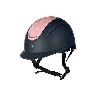 HKM Kinderrijhelm Sydney Blauw/Roze