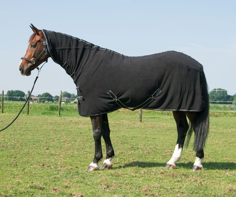 Fleecedeken Deluxe met Hals