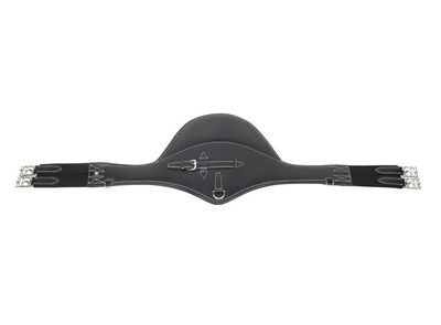 LJ Springsingel met buikflap Zwart