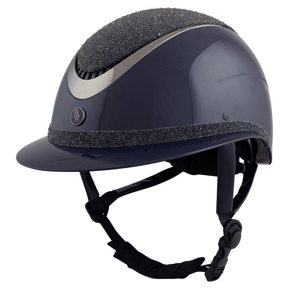BR rijhelm Theta Plus Dazzling Glamourous Glossy Navy