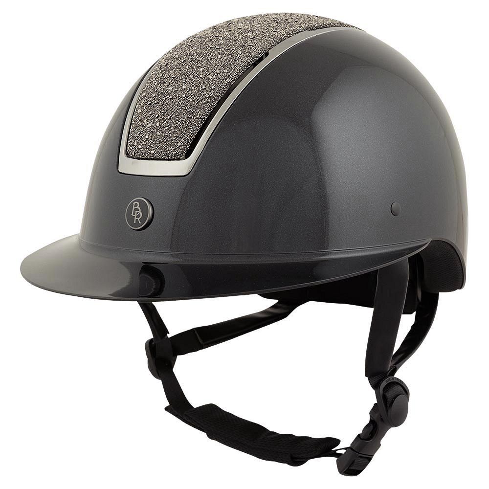 BR rijhelm Omega Glamourous Glossy Zwart