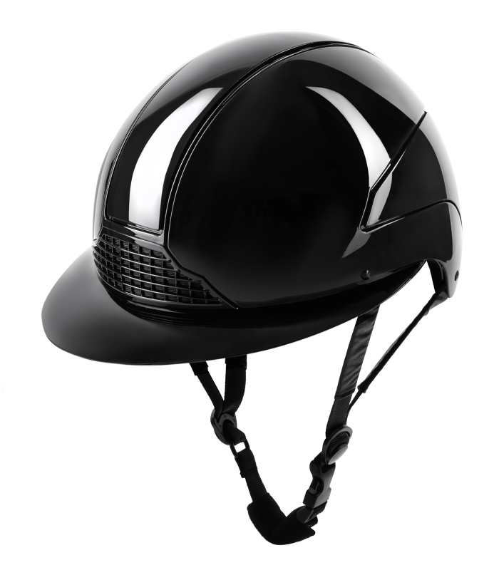 Swing rijhelm Lady glossy Zwart