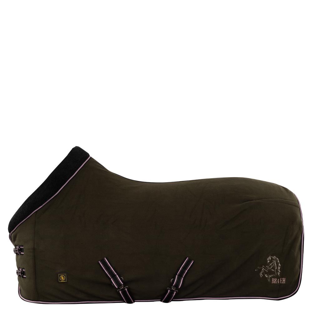 Pony zweetdeken groen bont