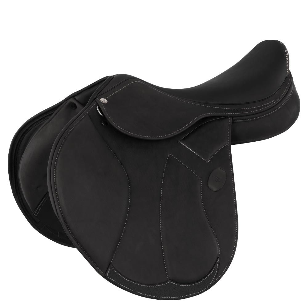 Acavallo springzadel 18 inch Modigliani Zwart OUTLET