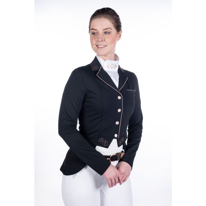 wedstrijdjas audrey zwart rosegold