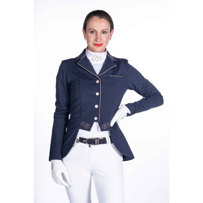 wedstrijdjas audrey Navy rosegold