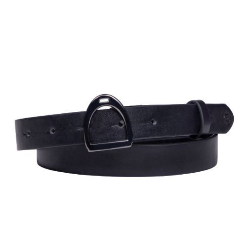 Qhp riem stirrup zwart