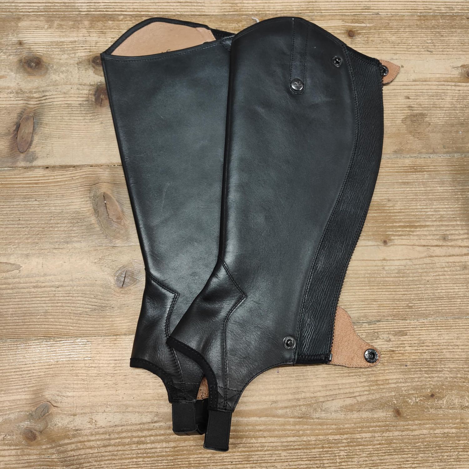 Chaps Leder zwart