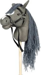 Astrup stokpaard Open mond Grijs