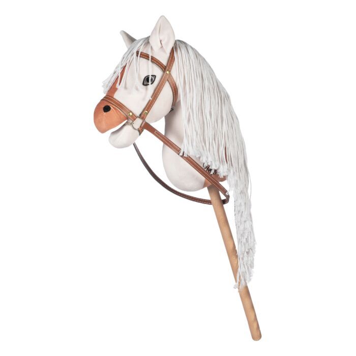 HKM Hobby horse Mini Wit bruin