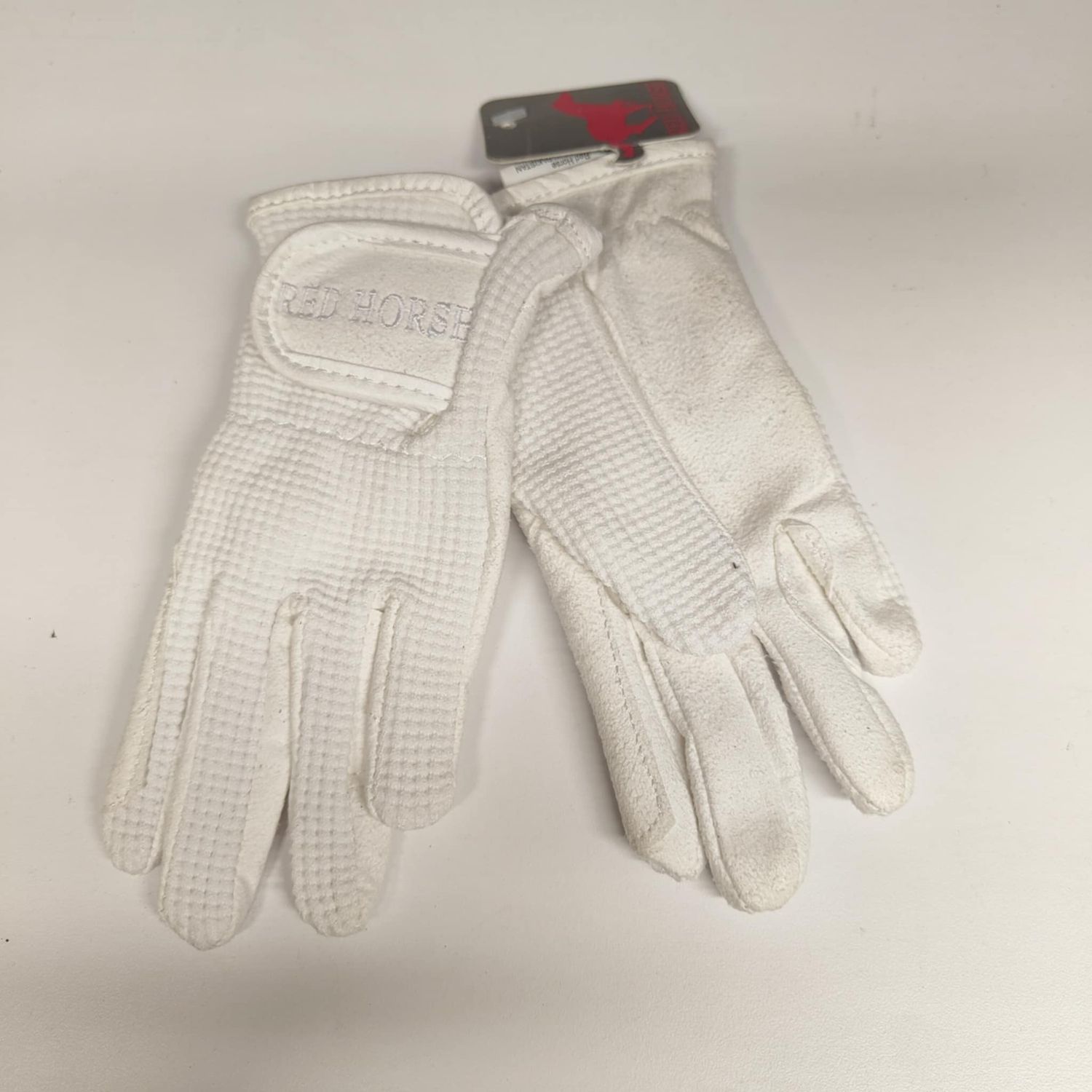 Kinderijhandschoen wit 6j