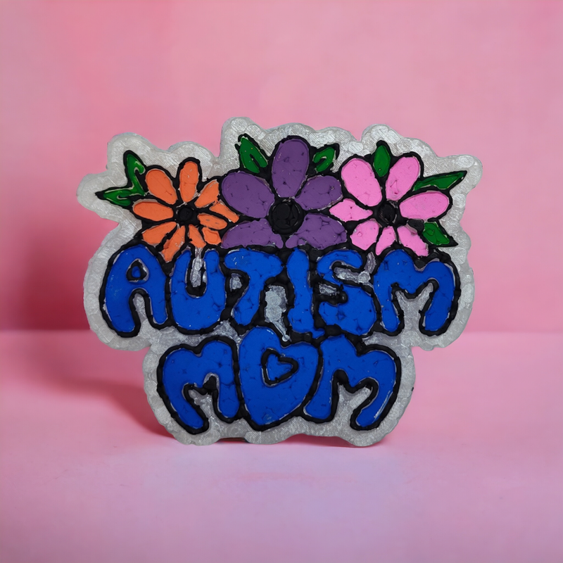 Autism  mom custom freshie