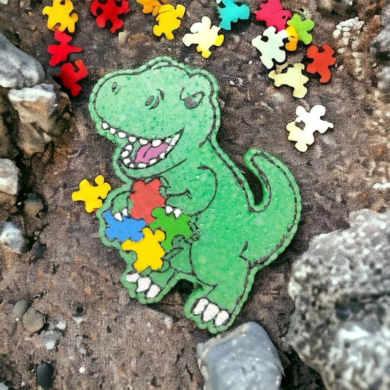Autism dino custom freshie