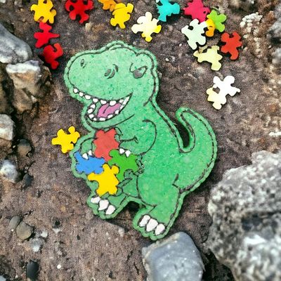 Autism dino custom freshie