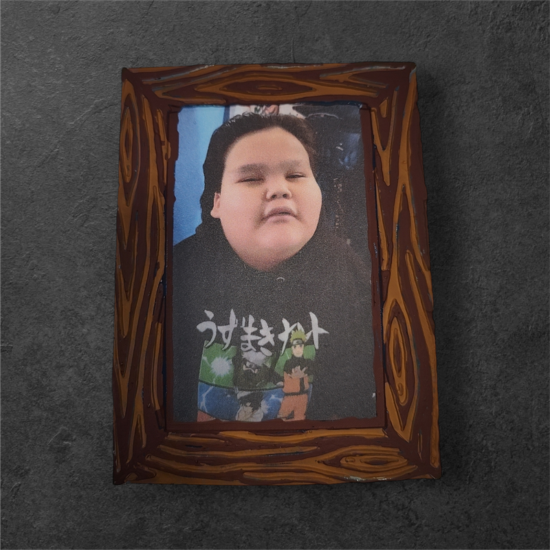 Wood frame image/photo freshie