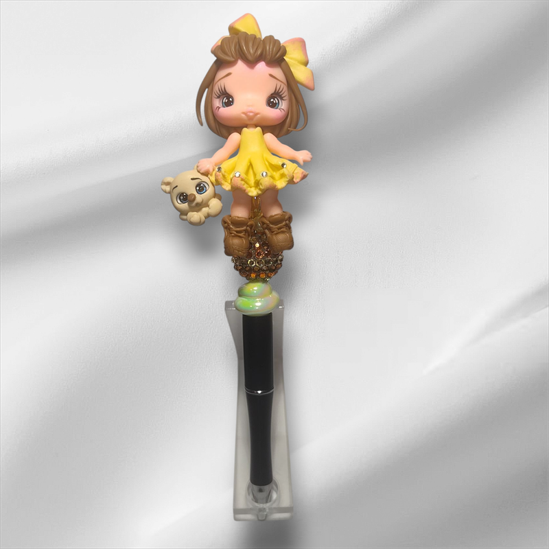 Clay doll pen or  freshie hanger (LIVE ONLY)
