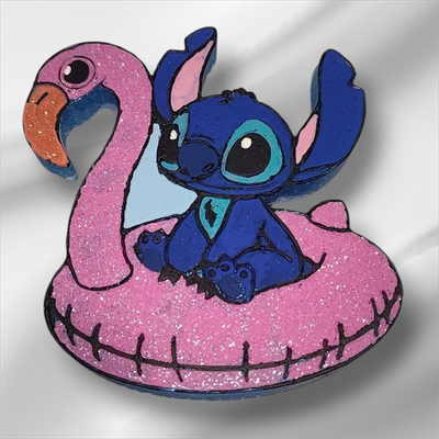 Floatie blue alien custom freshie