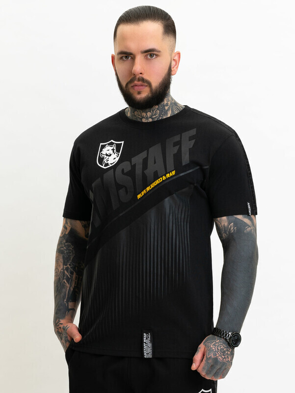 Футболка Santos T-Shirt Black Amstaff