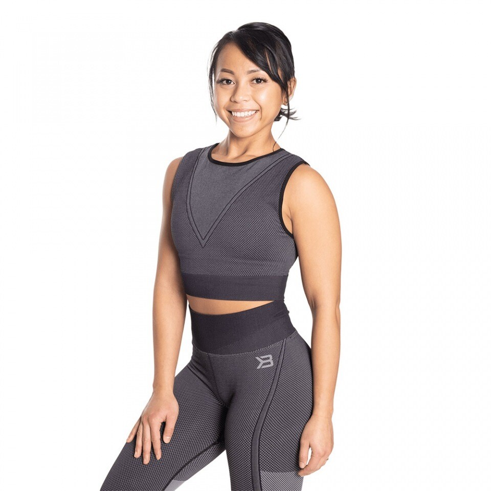 Топ Roxy Seamless Black/Gray Better Bodies