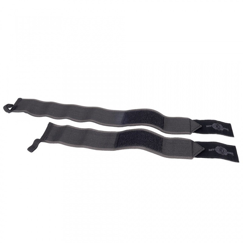 Кистевые бинты &quot;Heavy BB wrist wraps&quot;, 18&#39; (45см), Black, Better Bodies
