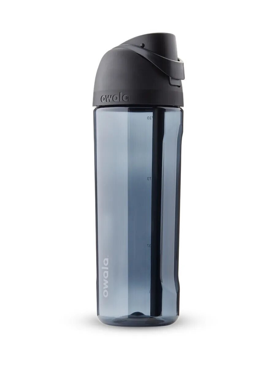 Бутылка для воды c закрытым горлышком "FreeSip Tritan", 25oz (739мл), Very Very Dark, OWALA