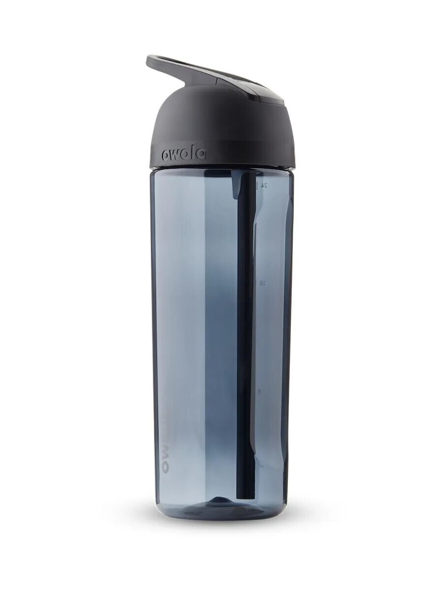Бутылка для воды c закрытым носиком "Flip Tritan", 25oz (739мл), Very Very Dark, OWALA