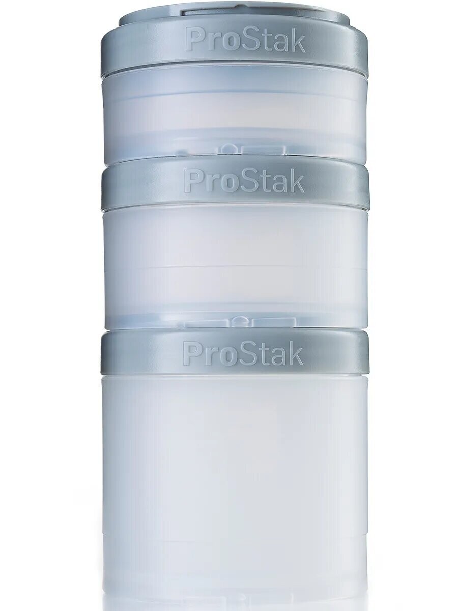 Контейнеры "ProStak Expansion Pak", 3Pak, Clear/Pebble Grey, BlenderBottle®