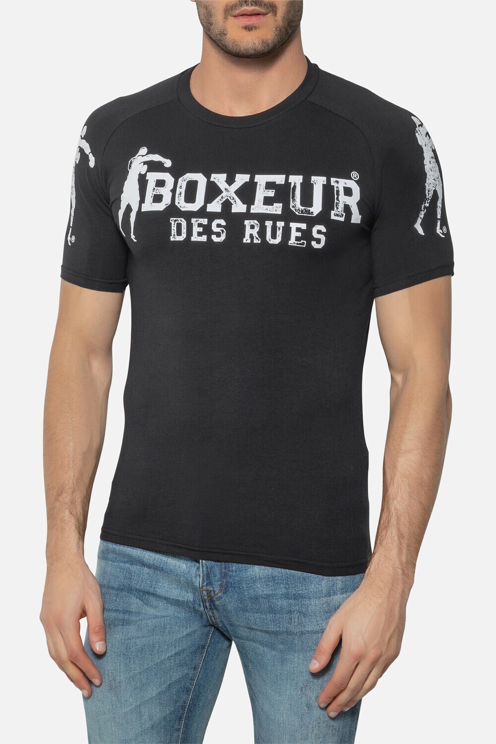 Футболка "Boxeur", Raglan T-shirt, Black, Boxeur Des Rue