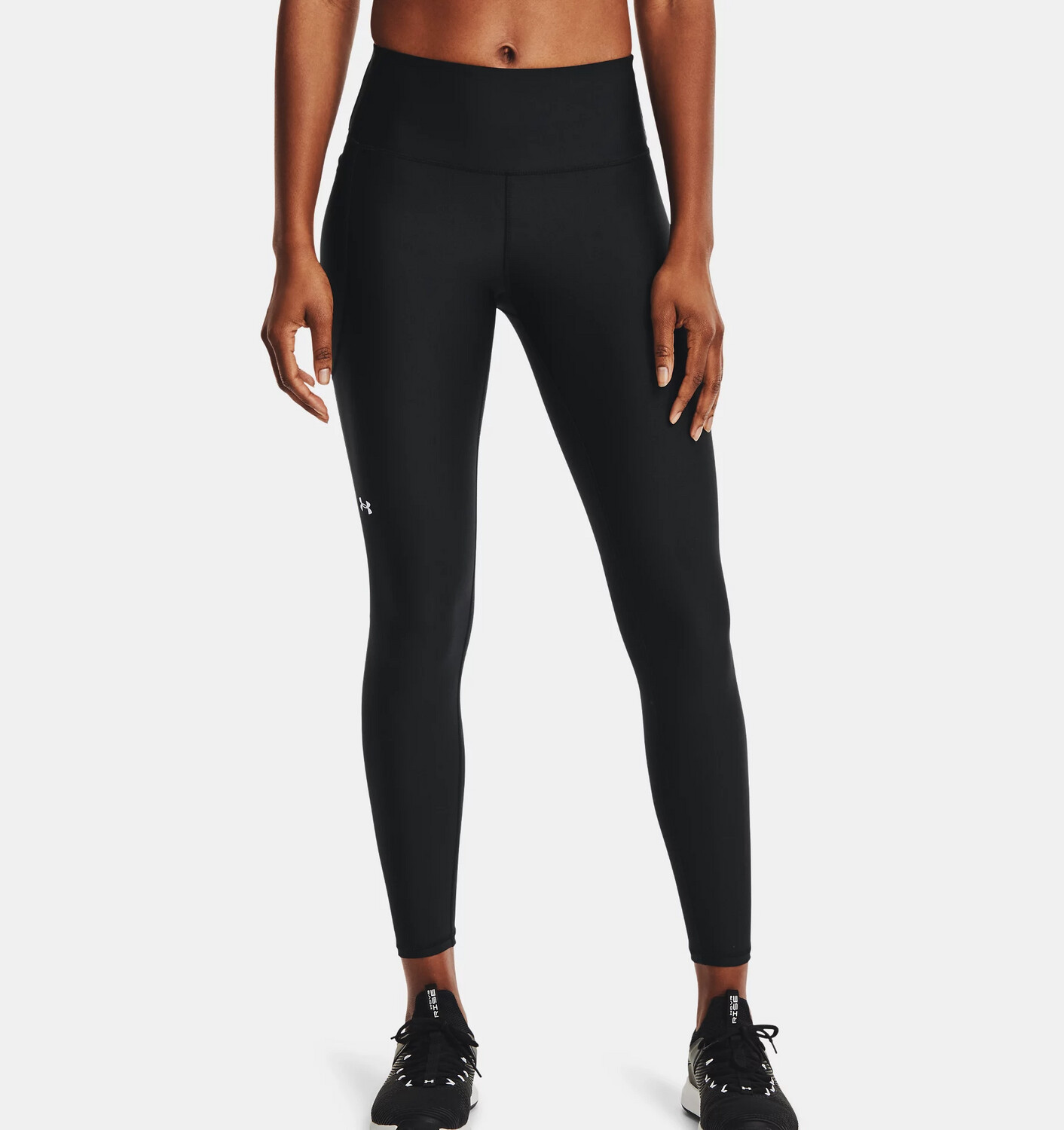 Леггинсы HeatGear "No-Slip Waistband Full-Length Leggings", Women's, Black, Under Armour