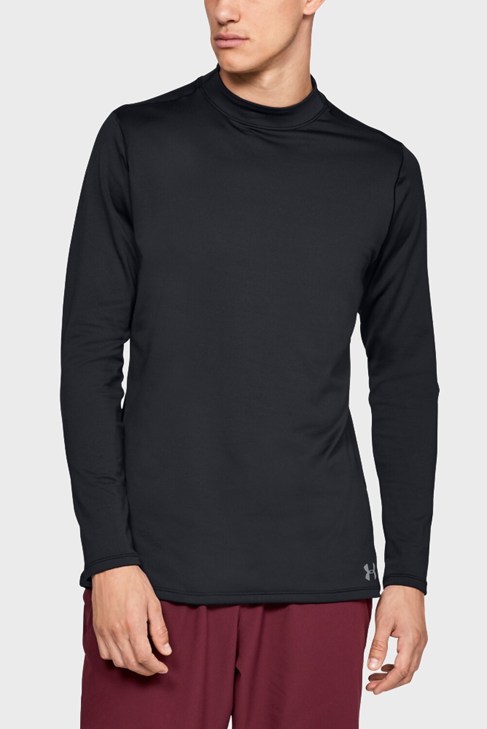 Рашгард ColdGear Fitted "Mock", Black, Under Armour