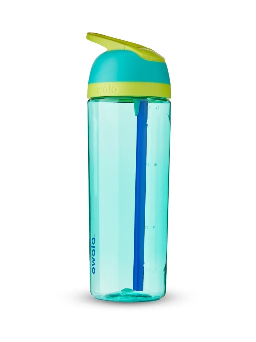 Бутылка для воды c закрытым носиком "Flip Tritan", 25oz (739мл), Neon Basil, OWALA