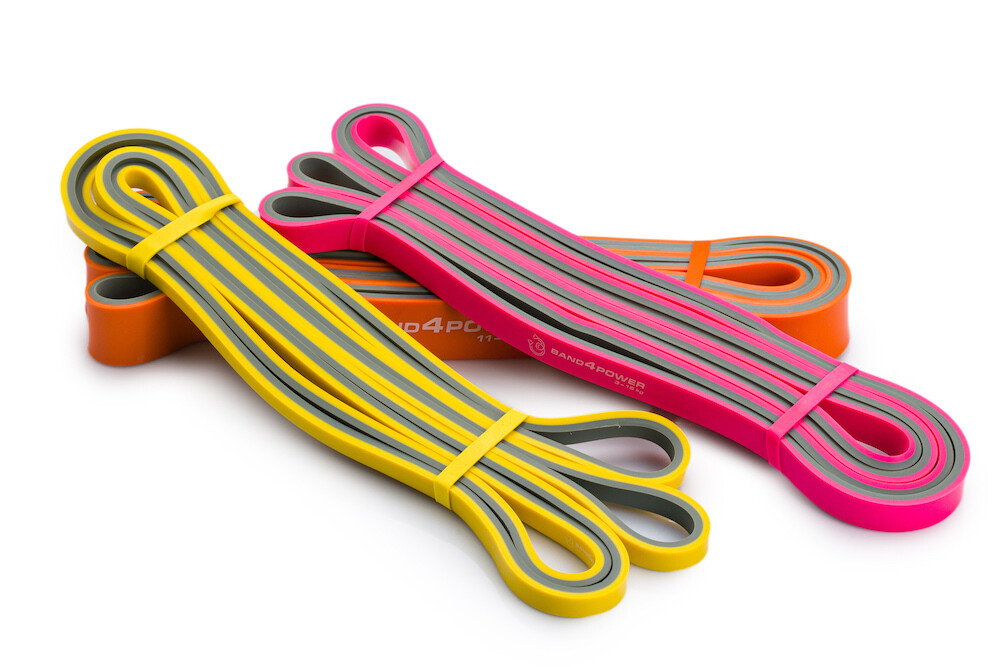 Комплект "Bаnd4girl", 3Pak (2-10кг, 3-16кг, 11-32кг), Yellow/Pink/Orange, Band4power