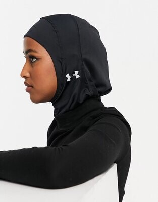 Хиджаб "UA Extended Sport Hijab", Women's, Black Under Armour