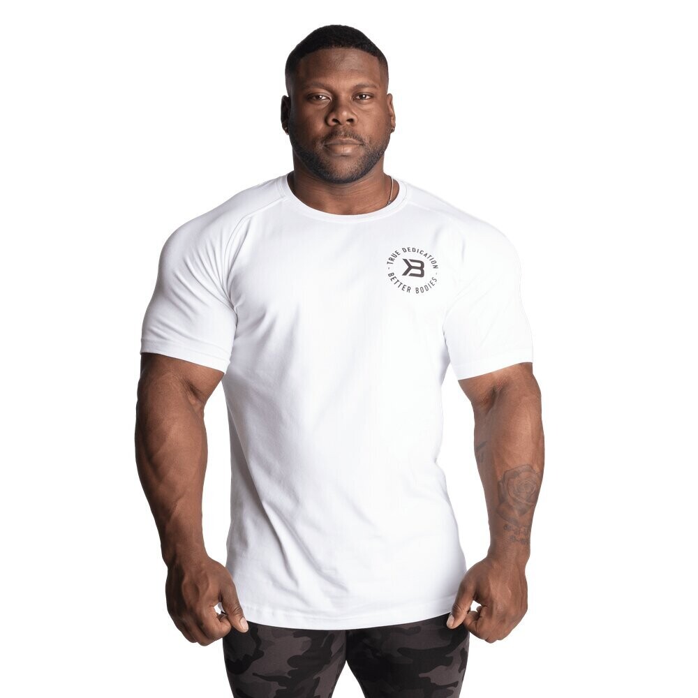 Футболка "Gym Tapered Tee", White, Better Bodies