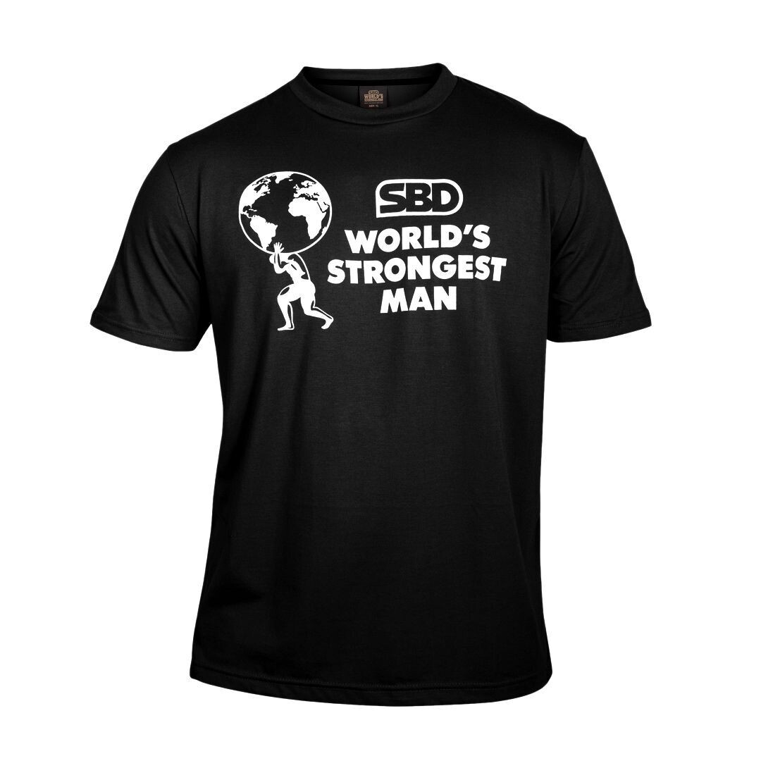 Футболка "World’s Strongest Man 2023", Men's, Black, SBD