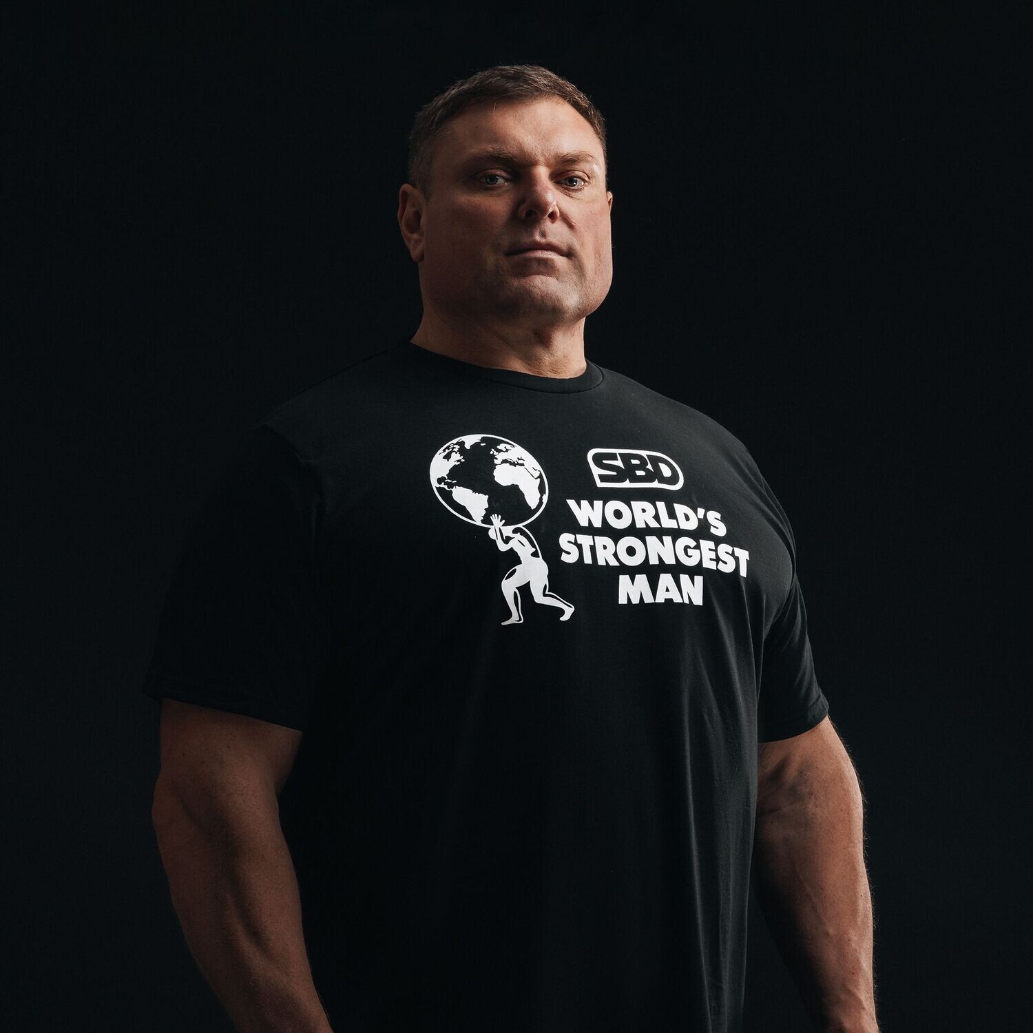 Футболка &quot;World’s Strongest Man 2023&quot;, Men&#39;s, Black, SBD