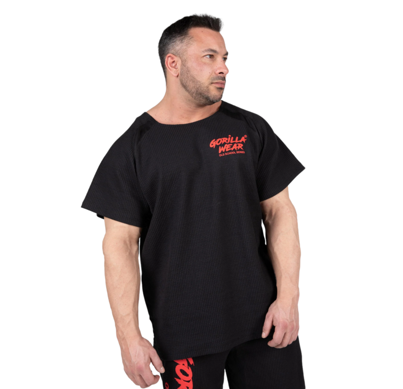Топ &quot;Augustine Old School&quot;, Black/Red, GorillaWear