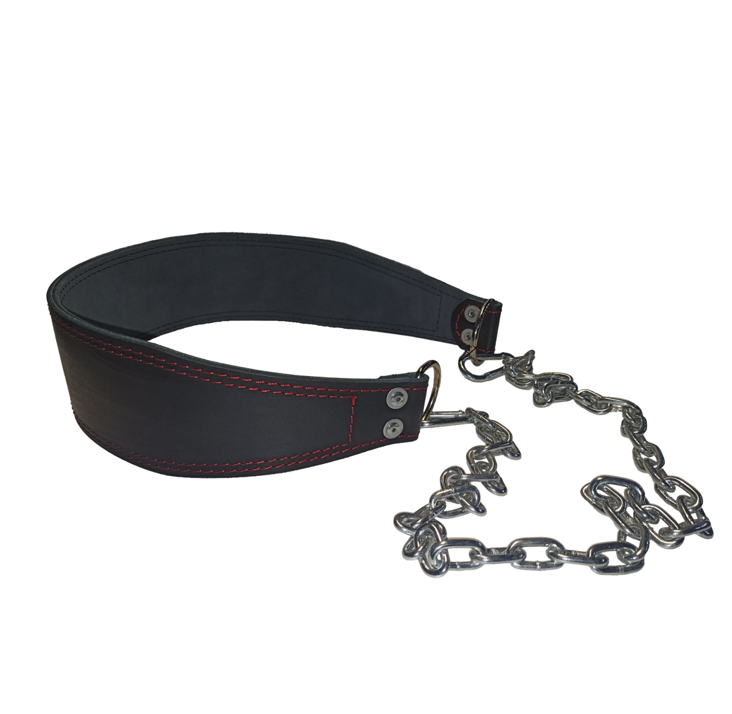 Пояс для подтягивания с отягощением, Black, (кожа), COBRA