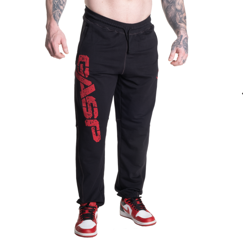 Брюки &quot;Vintage Sweatpants&quot;, Black/Red, Gasp