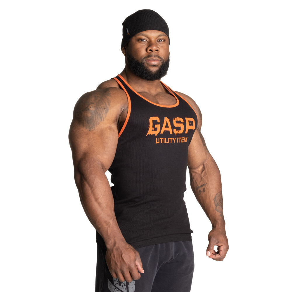 Майка &quot;Ribbed T-back&quot;, Black/Flame, Gasp