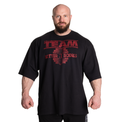 Футболка &quot;Team Iron Thrmal Tee&quot;, Black/Red, Better Bodies