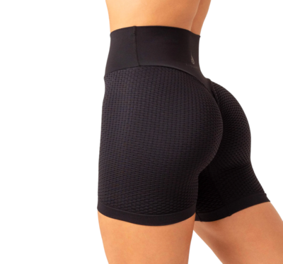 Шорты "Honeycomb Scrunch Seamless Shorts", Women's, Black, Ryderwear