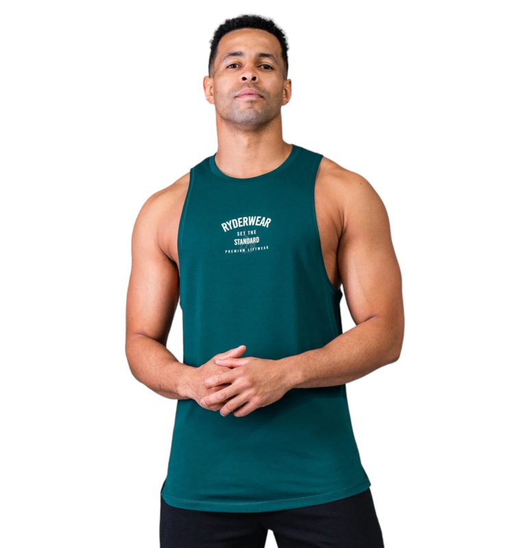 Майка &quot;Legacy Drop Armhole Tank&quot;, Men&#39;s, Emerald, Ryderwear